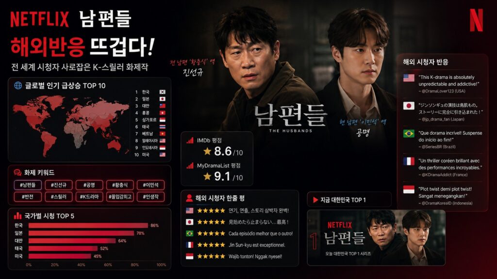 넷플릭스 남편들 해외반응